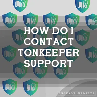 How do I contact Tonkeeper support? - FAQs 2026