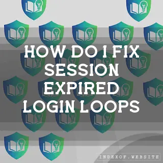 How do I fix “Session Expired“ login loops? - FAQs 2026