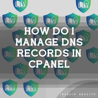 How do I manage DNS records in cPanel? - FAQs 2026