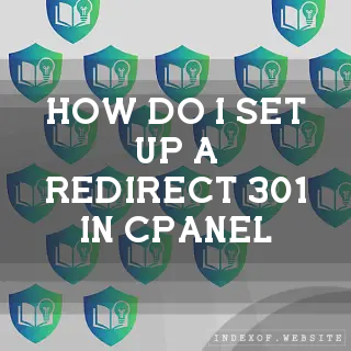 How do I set up a redirect (301) in cPanel? - FAQs 2026