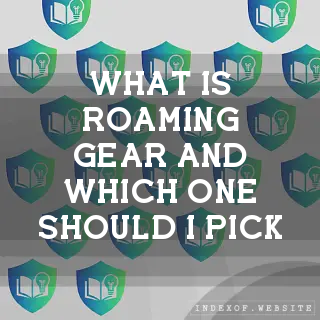 What is “Roaming Gear“ and which one should I pick? - FAQs 2026