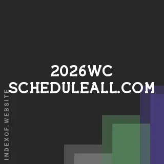 2026wc-scheduleall.com by Helgi Einarsdottir site -  Indexof