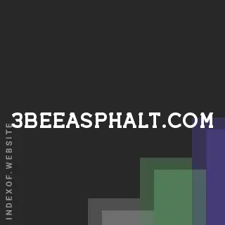 3beeasphalt.com by Lieke van de Bunt site -  Indexof