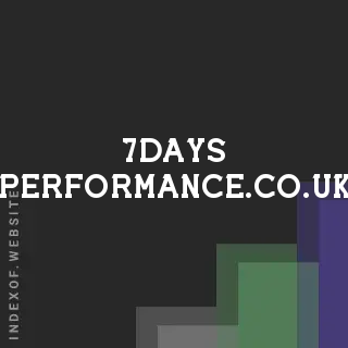 7days-performance.co.uk by Lek Ekkapan site -  Indexof