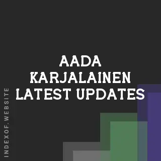 Aada Karjalainen Latest Updates | Indexof