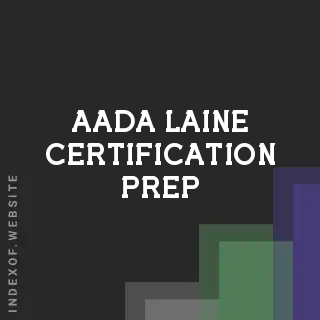 Aada Laine Certification Prep | Indexof