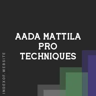 Aada Mattila Pro Techniques | Indexof