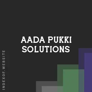 Aada Pukki Solutions | Indexof