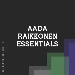 Aada Raikkonen Essentials | Indexof