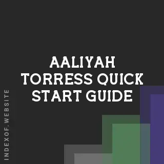 Aaliyah Torress Quick Start Guide | Indexof