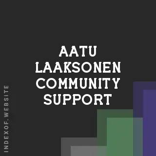 Aatu Laaksonen Community Support | Indexof
