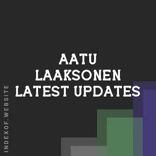 Aatu Laaksonen Latest Updates | Indexof