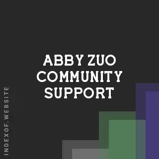 Abby Zuo Community Support | Indexof
