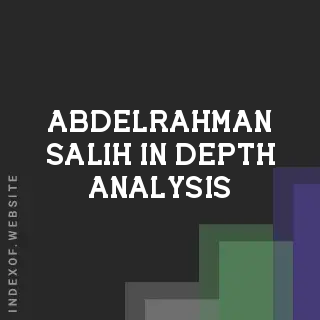 Abdelrahman Salih In-Depth Analysis | Indexof