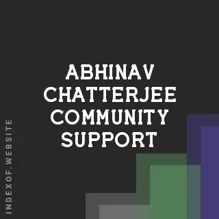 Abhinav Chatterjee Community Support | Indexof