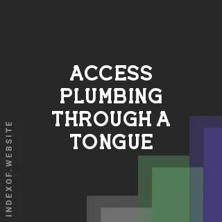 How to Access Plumbing Through a Tongue and Groove Wood Ceiling