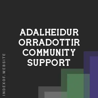 Adalheidur Orradottir Community Support | Indexof