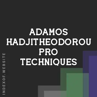 Adamos Hadjitheodorou Pro Techniques | Indexof