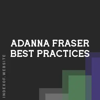 Adanna Fraser Best Practices | Indexof