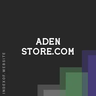 aden-store.com by Martin Papa site -  Indexof