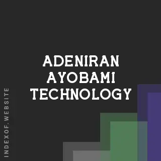 Adeniran Ayobami Technology | Indexof