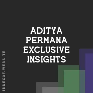 Aditya Permana Exclusive Insights | Indexof