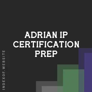 Adrian Ip Certification Prep | Indexof