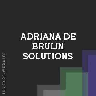 Adriana de Bruijn Solutions | Indexof