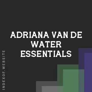 Adriana van de Water Essentials | Indexof