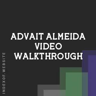 Advait Almeida Video Walkthrough | Indexof