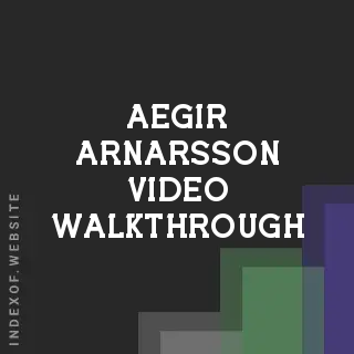 Aegir Arnarsson Video Walkthrough | Indexof