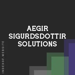 Aegir Sigurdsdottir Solutions | Indexof