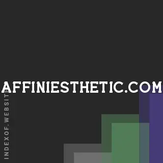 affiniesthetic.com by Jyri Hakala site -  Indexof