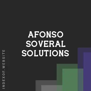 Afonso Soveral Solutions | Indexof