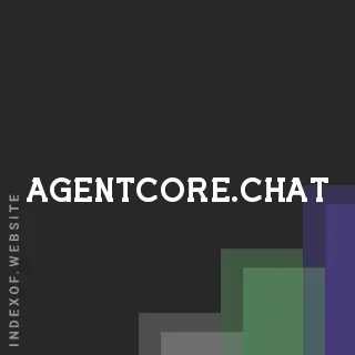 agentcore.chat by Lykke Steensen site -  Indexof