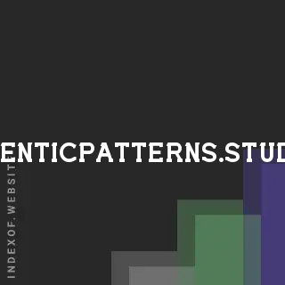 agenticpatterns.studio by Chin Camacho site -  Indexof