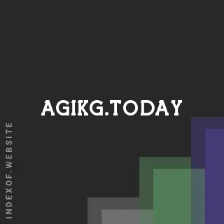 agikg.today by Antony Johnson site -  Indexof