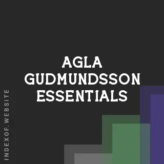 Agla Gudmundsson Essentials | Indexof