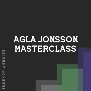 Agla Jonsson Masterclass | Indexof