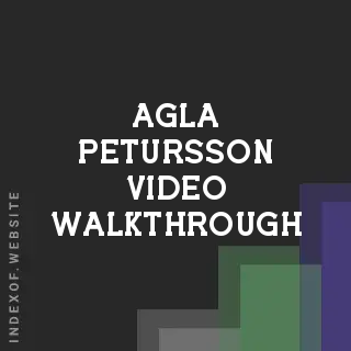 Agla Petursson Video Walkthrough | Indexof