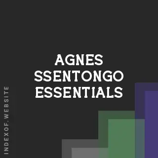 Agnes Ssentongo Essentials | Indexof
