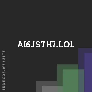 ai6jsth7.lol by Rasmus Vestergaard site -  Indexof