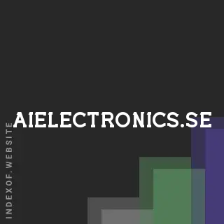 aielectronics.se by Costel Popescu site -  Indexof