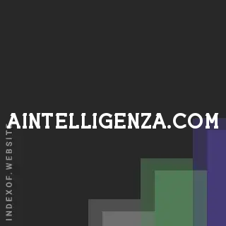 aintelligenza.com by Valdemar Jorgensen site -  Indexof