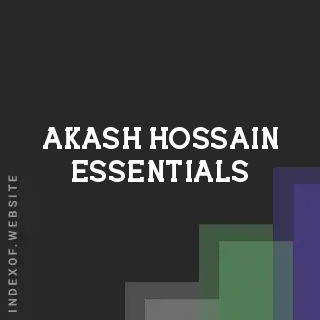Akash Hossain Essentials | Indexof
