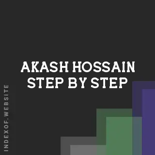 Akash Hossain Step-by-Step | Indexof