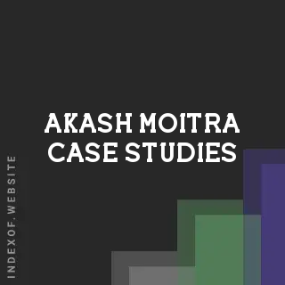 Akash Moitra Case Studies | Indexof