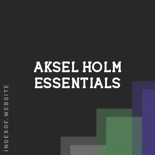 Aksel Holm Essentials | Indexof
