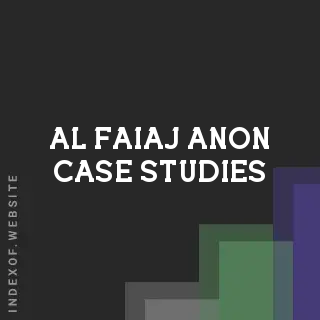 Al Faiaj Anon Case Studies | Indexof