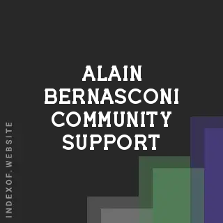 Alain Bernasconi Community Support | Indexof
